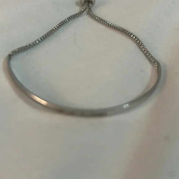 Dream inspirational adjustable bangle Dream  silver bracelet stainless steel - Picture 3 of 6